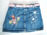 SAIA JEANS COM 2 BOLSINHOS E CINTO