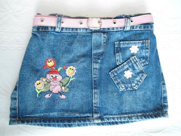 SAIA JEANS COM 2 BOLSINHOS E CINTO